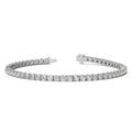 6.00 CTW AGI Certified Lab-Grown Diamond Tennis Bracelet in 14K Yellow or White Gold | G/VS Clarity